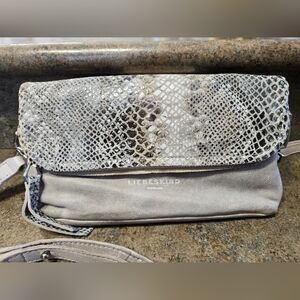 Liebeskind Gray Leather Bag